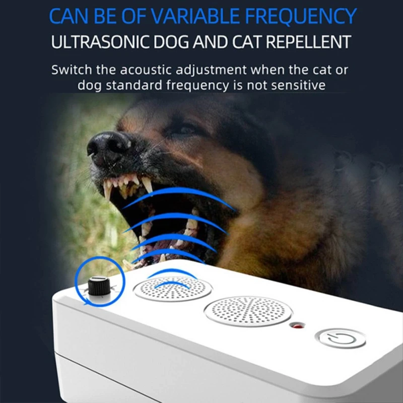 

K5DC Good Behavior Pet Training Easy to Operate Ultrasonic Dog Barking Deterrent Dog Trainer Device Stop Barking