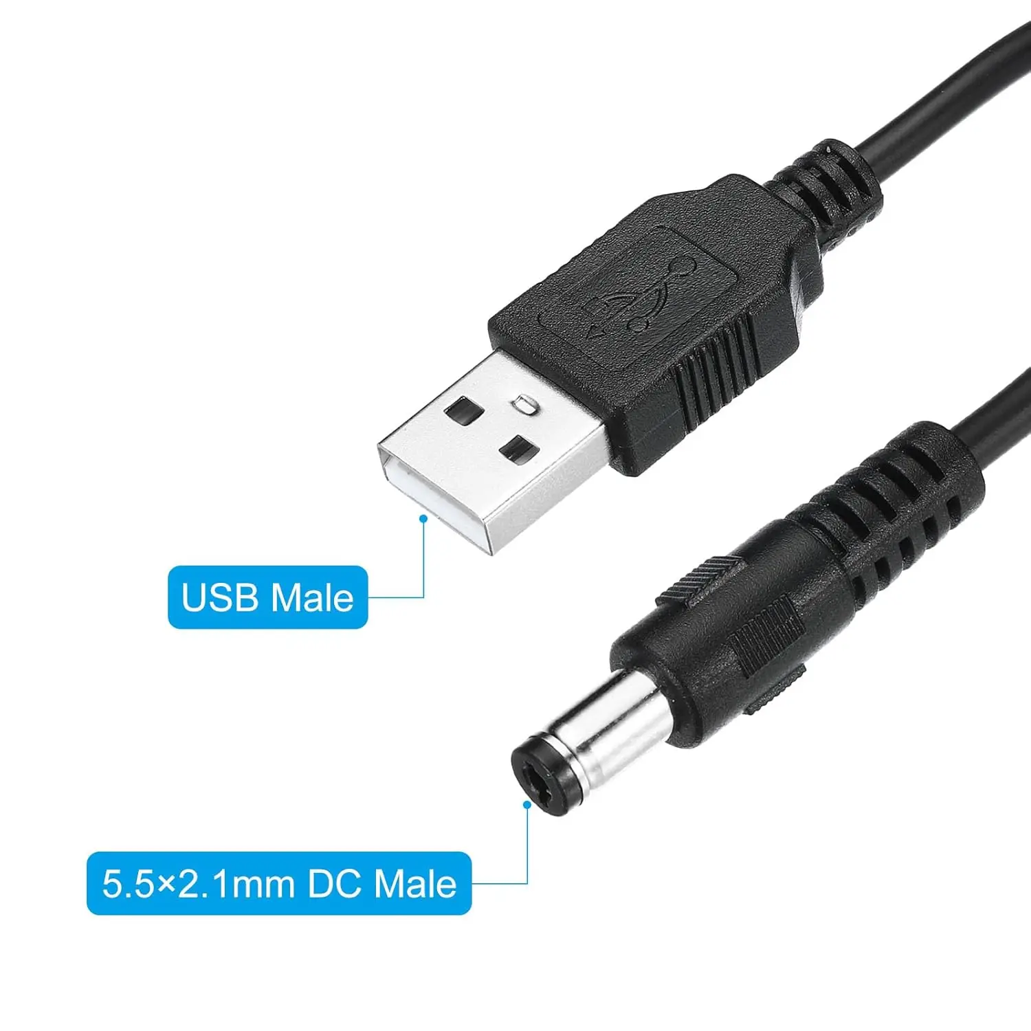 Фото 5 В, 2 а постоянного тока, переключатель питания, соединительный кабель, USB-штекер постоянного тока, линия питания, ВКЛ./ВЫКЛ., Зарядные переключатели, провод для светодиодной ленты, стандартная лампа №2