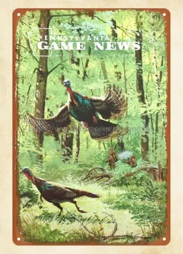1976 Пенсильвания игра новости журнал Обложка Турция гоблер металлический