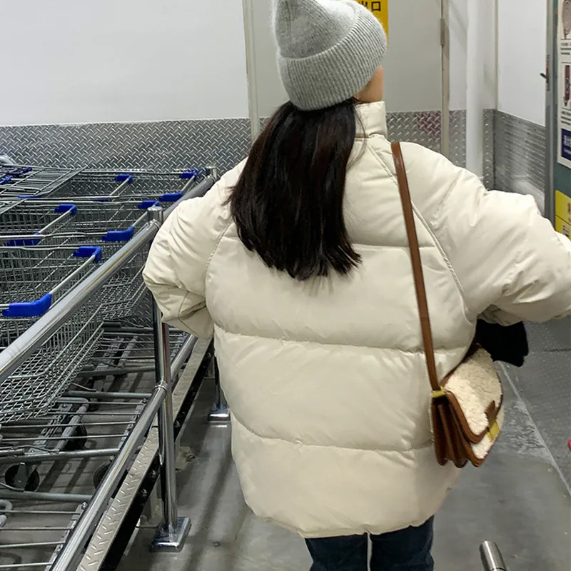 Klein Blue Cotton Clothes Female 2022 Winter Oversize Female Tide Senior Sense of Top 2022 Women's Clothing