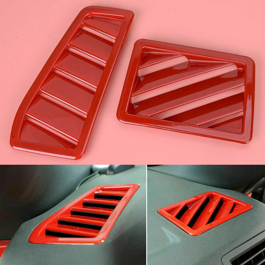 

2 шт., накладки на переднюю левую и правую панель автомобиля, для Dodge Challenger 2014 2013 2012 2011 2010 2009