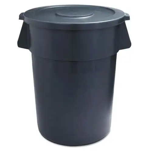 

Flat-Top Round Lids for 44 Gallon Waste Receptacles - Gray