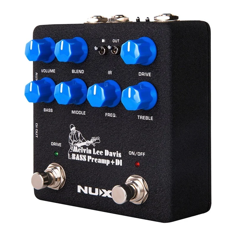 

NUX MLD Signature Bass Preamp DI Guitar Pedal Dual Switch 3-band EQ Speaker Cabinet Noise Reduction 2 In 1 Effect Guitar Parts