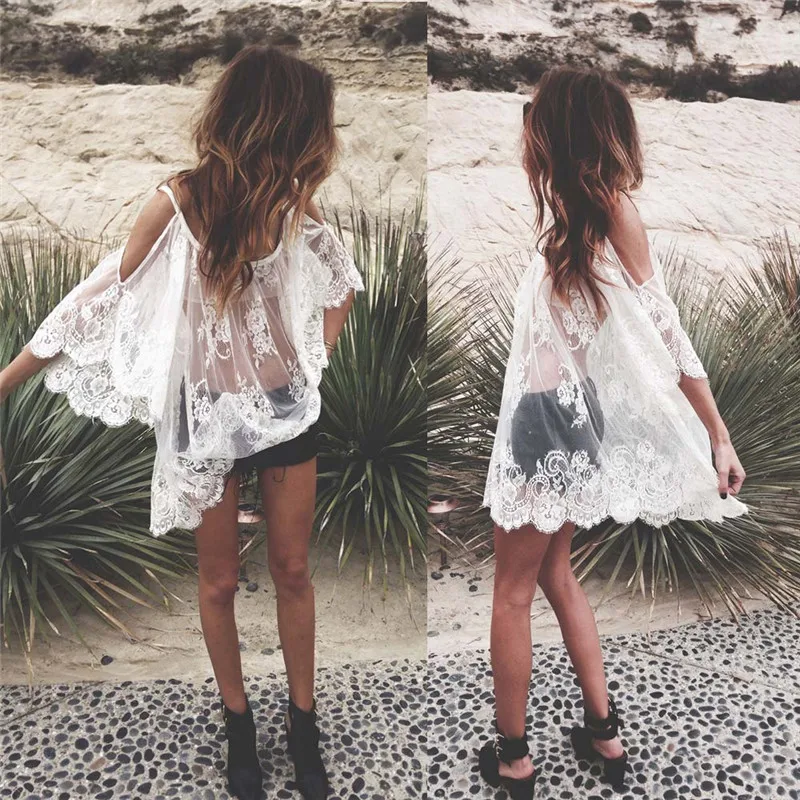 Summer Dress 2022 Women Casual Beach Short Tassel Black White Mini Lace Sexy Party Dresses Vestidos S-XL Wear | Женская одежда