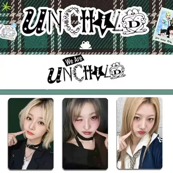 Фото Набор из 6 фотокарточек UNCHILD для косплея, HD LOMO-карточки UNCHILD с YEEUN, HEEKIE, TINA, AKO, EVON, HAEUN, подарок для фанатов косплея №1