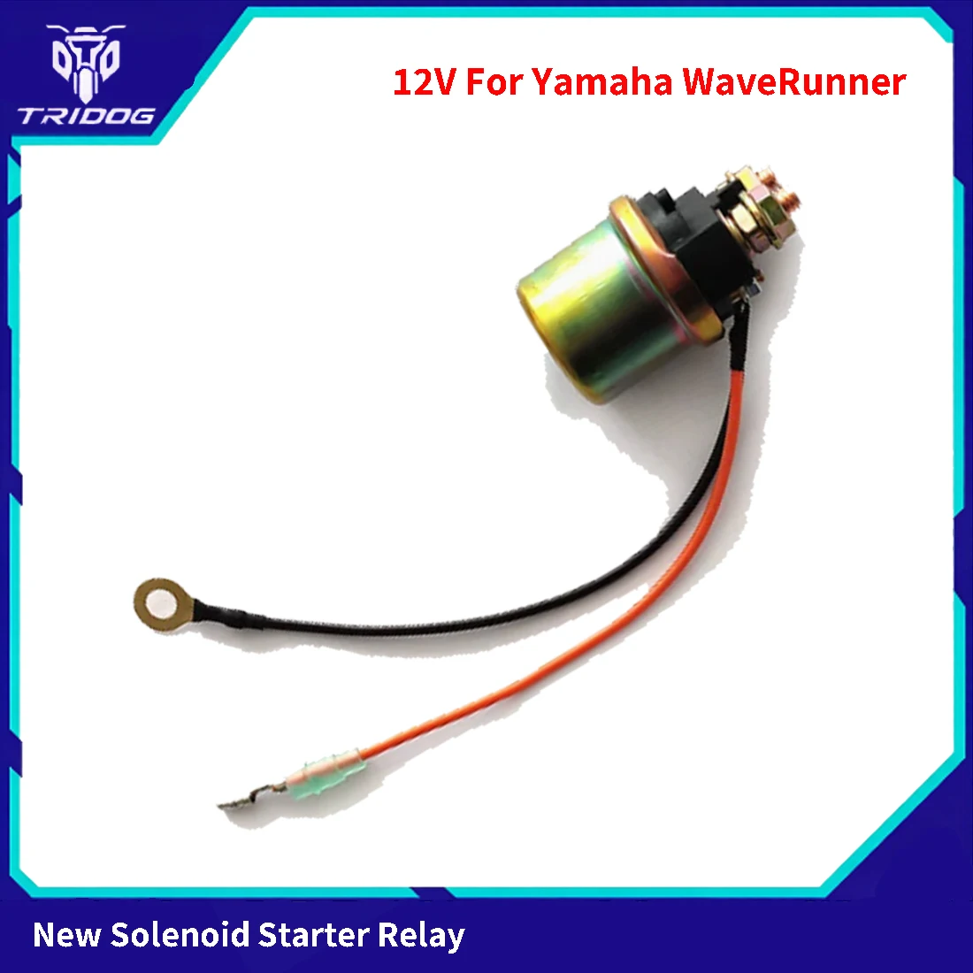 Фото Реле стартера 12В для Yamaha WaveRunner GP760 GP800 GP1200 WR500 WRA650 1987-2001 6G1-81941-10-00 6G1-81941-00-00 №3