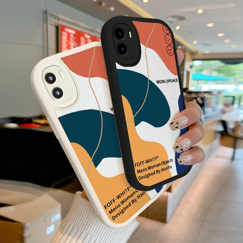 

For vivo Y15A Y15S Y10 t1 Y01 iQOO U5X U3 Y12 S Y15 Y17 Y19 Y20 Y21 G Y33T Y3 S 2020 Y30g Y50 U1x Case Small letter smiling face