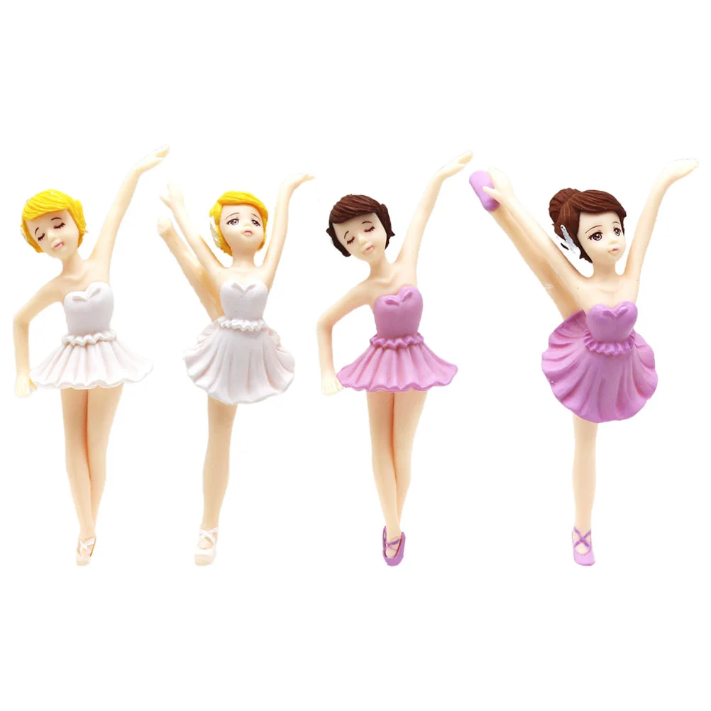 

Ballet Cake Figurine Dancer Figurines Birthday Decorations Cupcake Toppers Silhouette Girls Statue Girl Ornament Table Layout