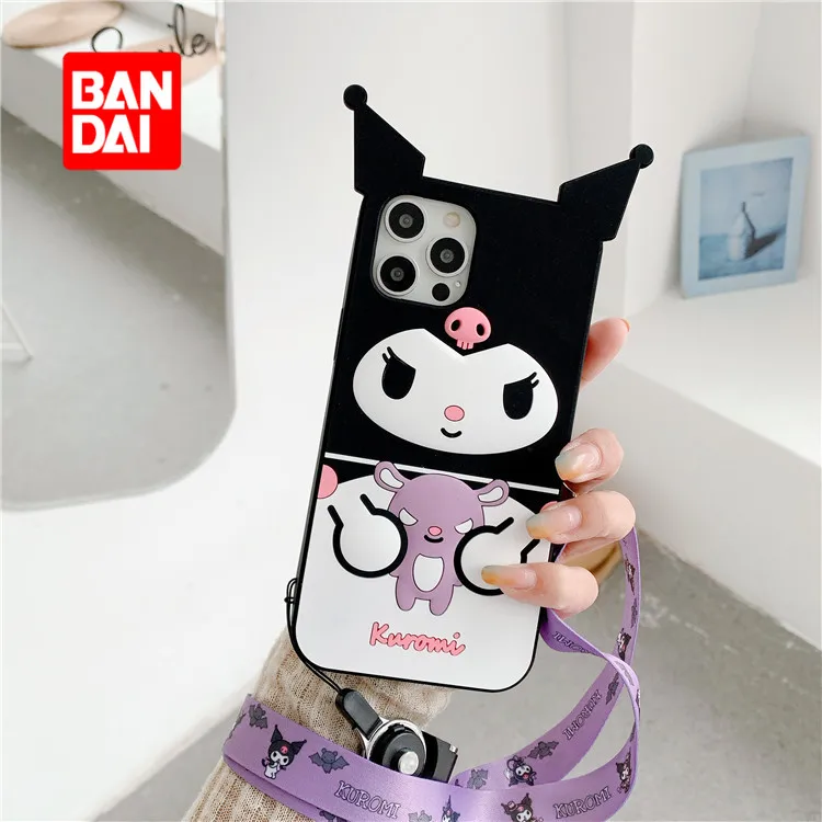 

Bandai Disney Kawaii 3D Phone Case for iPhone 13 13Pro 12 12Pro 11 Pro X XS Max XR 7 8 Plus Cartoon Back Covers Soft Fundas