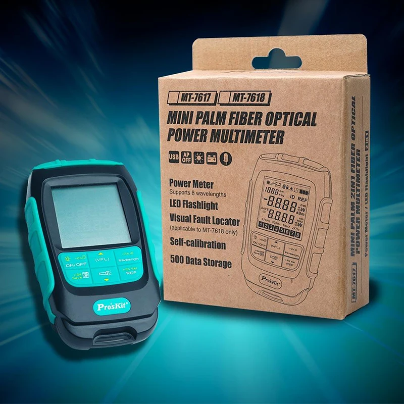 Proskit MT-7617-C USB 2 в 1 светодиодный мини-детектор точки останова мощности оптического