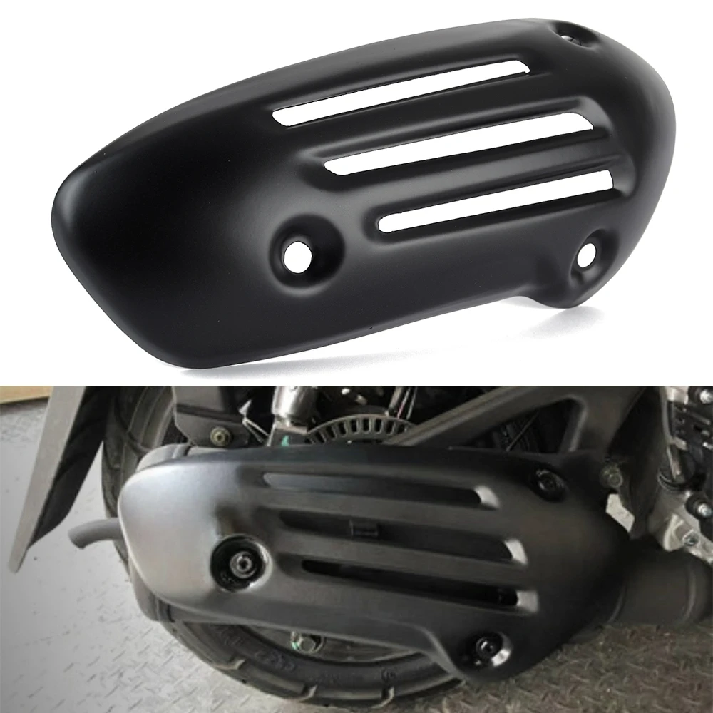 

Exhaust Pipe Cover Muffler Guard Protector for Vespa Sprint 150 for Primavera 125 150 2016-2021