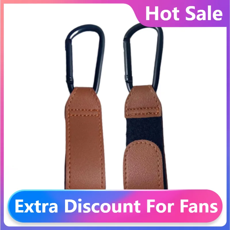 

Fashion New PU Leather Baby Bag Stroller Hook Pram Rotate 360 Degree Rotatable Cart Organizer Pram Hook Stroller Accessories