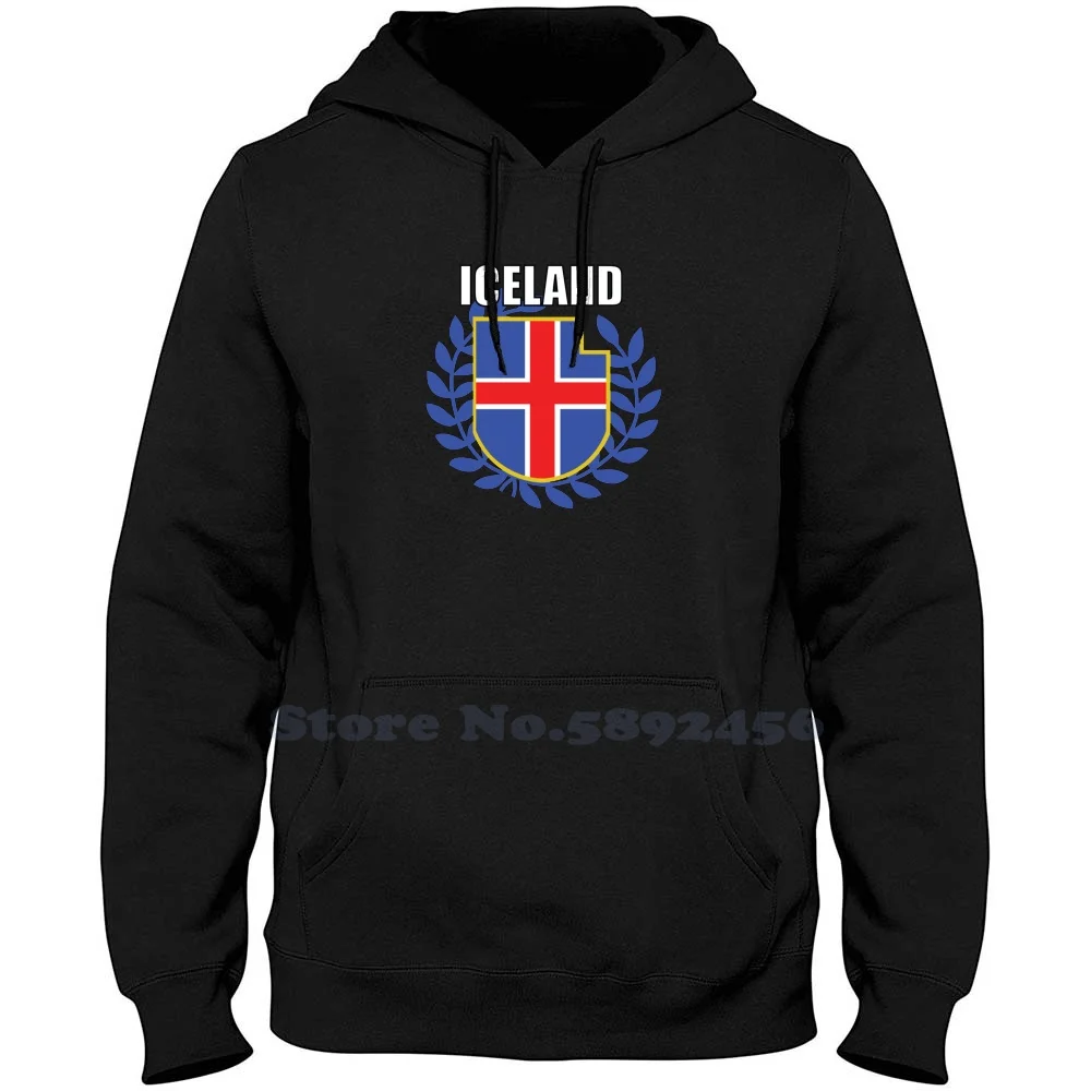 

Iceland Long Sleeve Sweatshirt Casual Hoodie