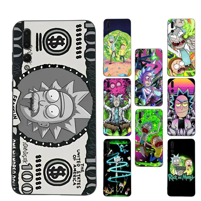 

RuiCaiCa Morts Anime R-Ricks Phone Case Soft Silicone Case For Huawei p 30lite p30 20pro p40lite P30 Capa