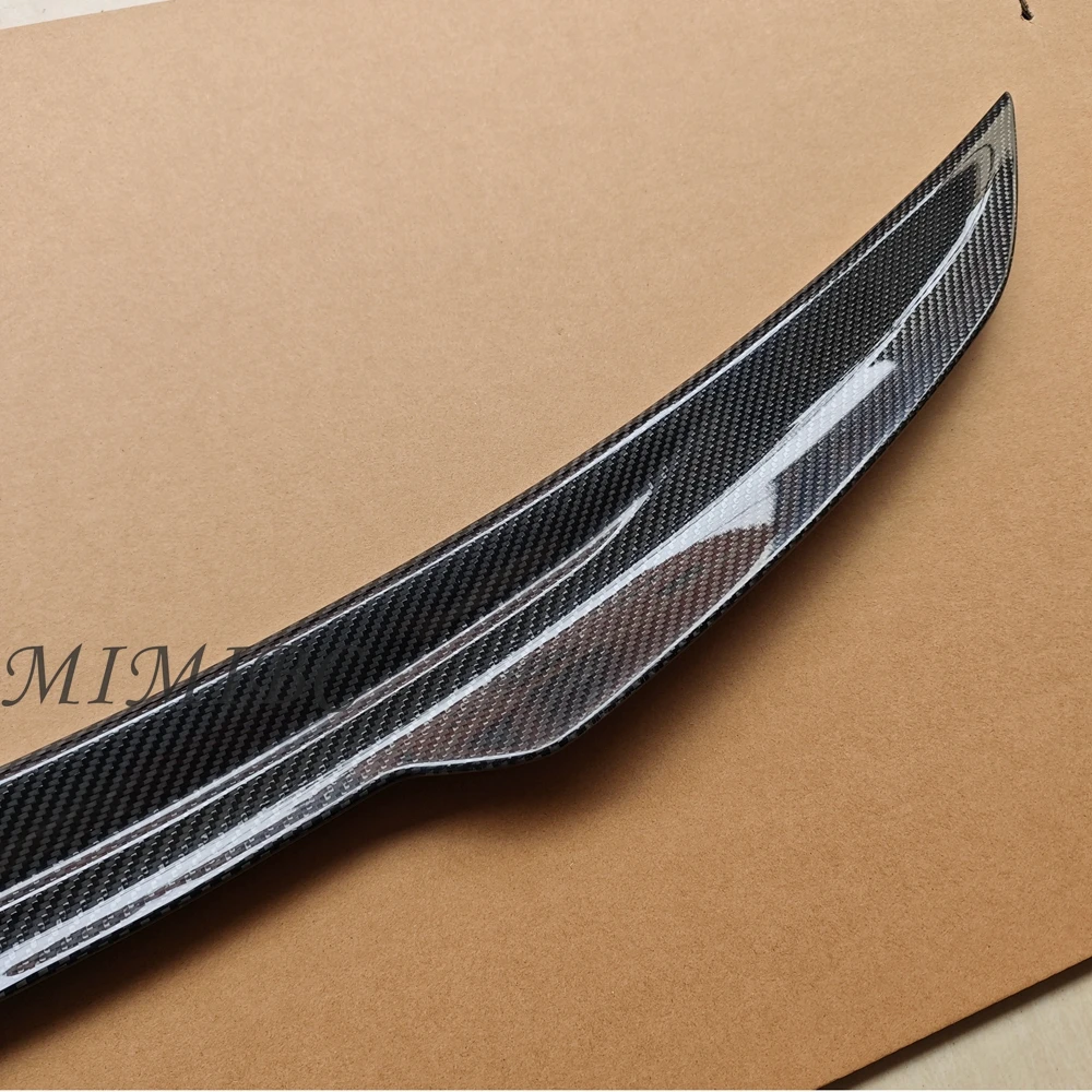 ДЛЯ Mercedes Benz S Class W223 S450 S480 S500 S580 S680 X Style настоящий спойлер багажника из углеродного