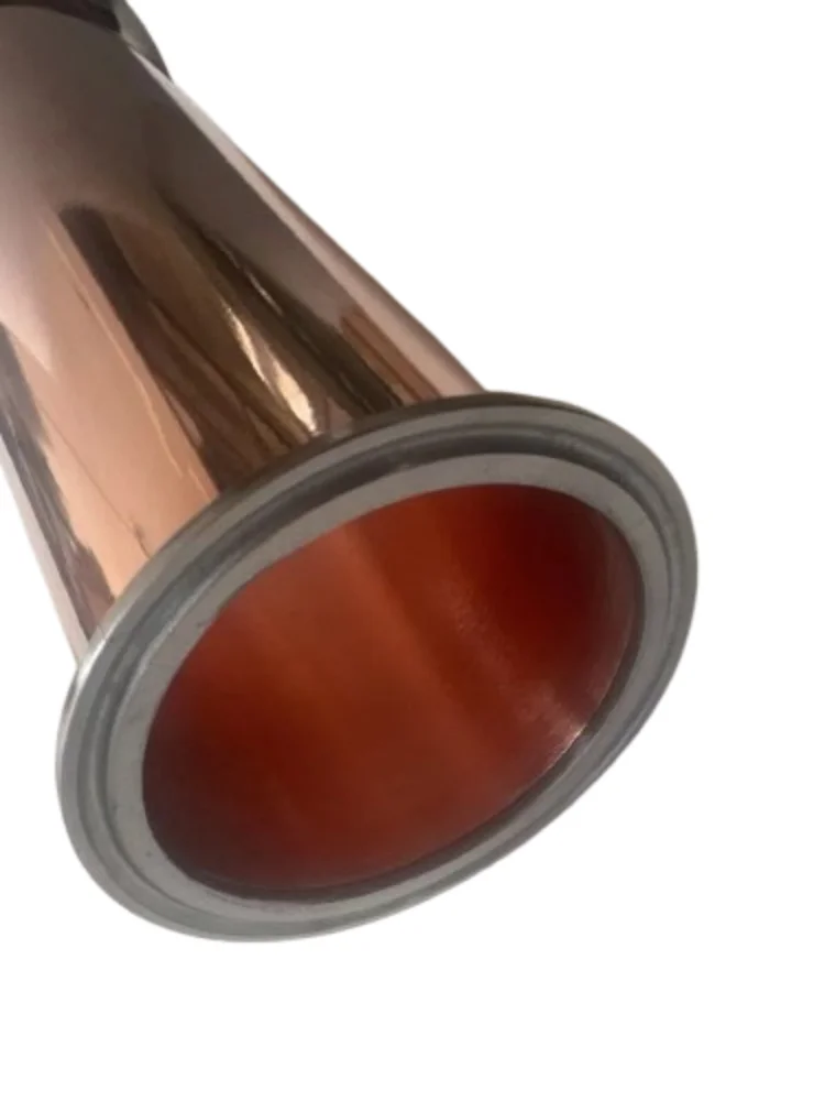 Зажим 4 &quot(102 мм) OD119 мм L = 300 медная катушка Tri Clover катушка/труба Clamp труба для