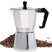aluminum coffee maker cups durable moka cafeteira expresso percolator practical coffee filters pot 50100150300450600ml