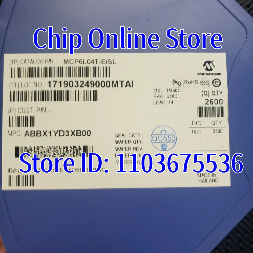 5 ~ 100 шт. MCP6L04-E/SL MCP6L04T-E/SL MCP6L04 SOIC14 новый оригинальный операционный усилитель