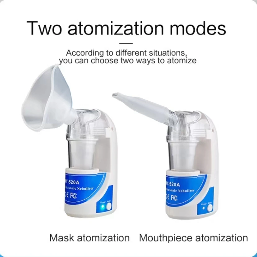 

Ultrasonic Handheld Mini Portable Medical Inhaler Nebulizer Compressor Machine USB Mesh Steaming Devices for US/EU/UK