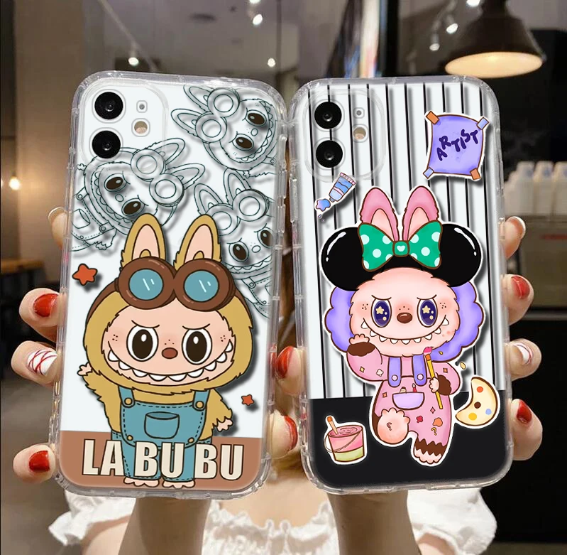 Мягкий чехол с рисунком labubu для LG K71 K8 Plus K9 Lite Q510 K92 Q92 Stylo 6 7 V40 V50 V60 Velvet G9 X4 Q61 Q60