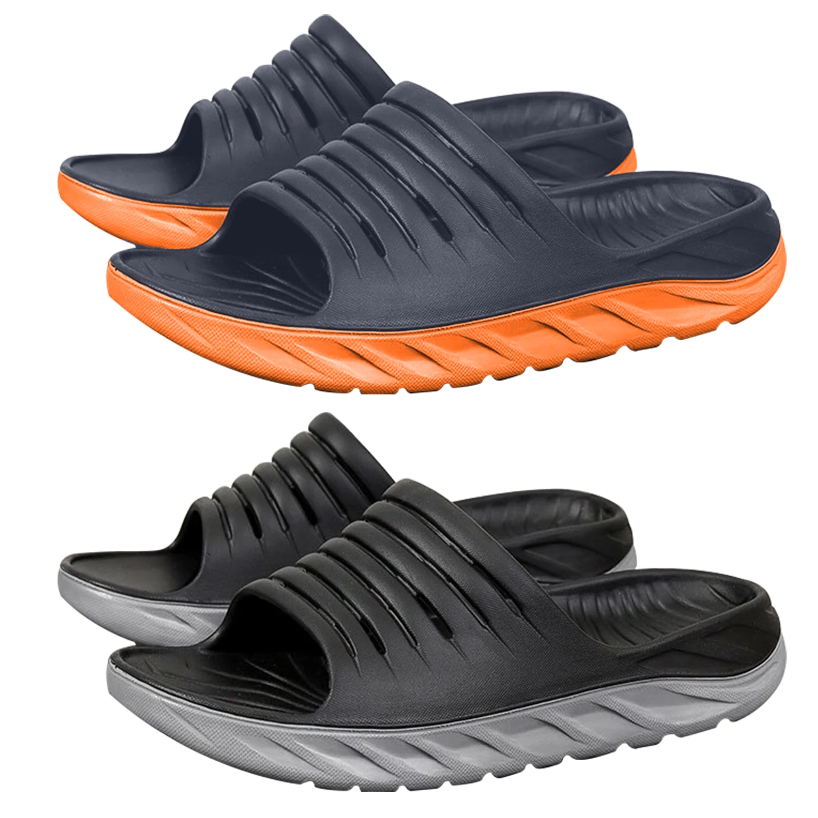 

Platform Slide Sandals For Men Lightweight Non-Slip Slippers For Indoor And Outdoor Non-Slip Cushioned Slide Comfortable Soft