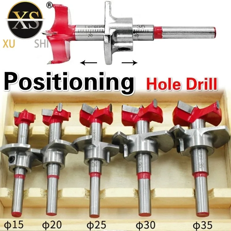 

1pc Diameter 15,20,25,30,35mm Adjustable Carbide Drill Bits Hinge Hole Opener Boring Bit Tipped Drilling Tool Woodworking Cutter