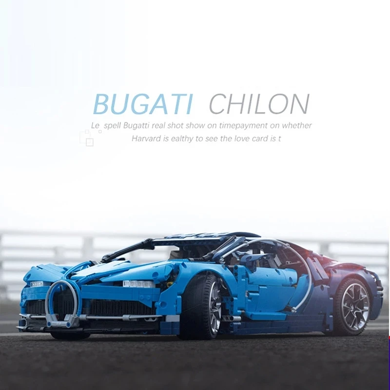 

4031pcs Super Racing Car Bugattied Chiron 1:8 Model Static Building Blocks 42083 Bricks Kids Toys For Children Birthday Gift