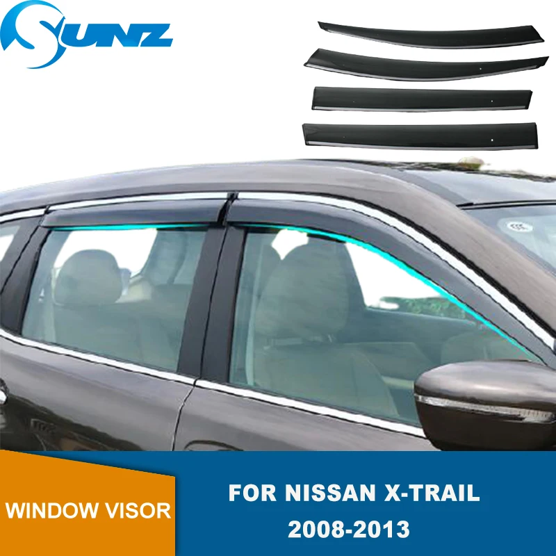 

Side Window Deflector For Nissan X-trail Rouge T31 2008 2009 2010 2011 2012 2013 Window Visor Sun Rain Guard Weather Shield SUNZ