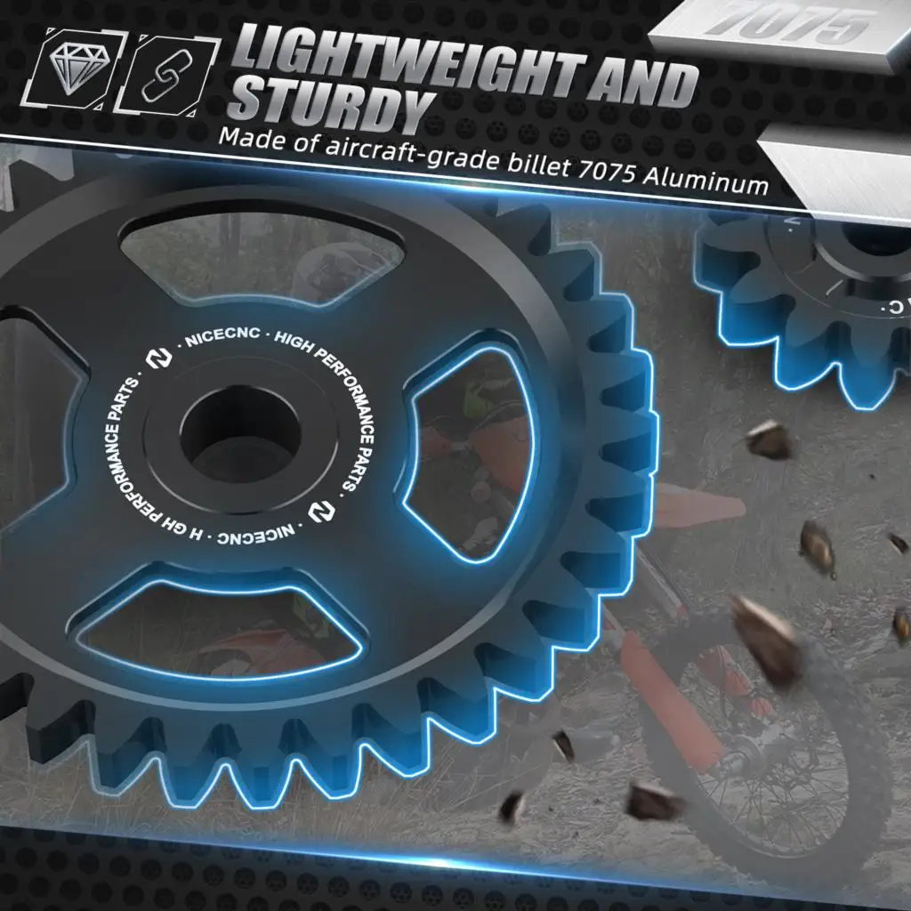 NICECNC шестеренка масляного насоса двигателя для KTM EXC250 SX350F EXC350F XC250F XCF250W Husqvarna FE350 EX350