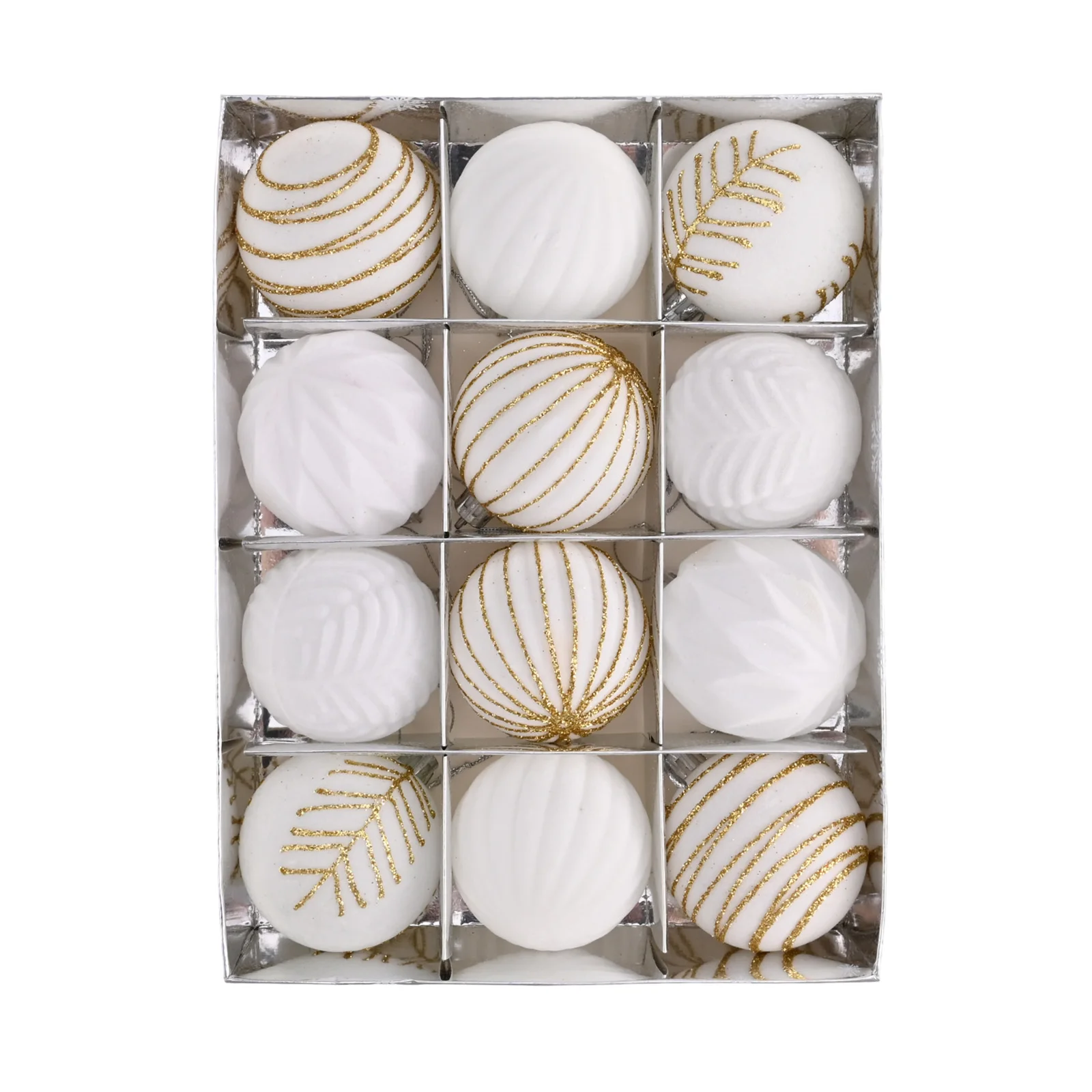 

Праздничные бархатные елочные шары 12 шт.