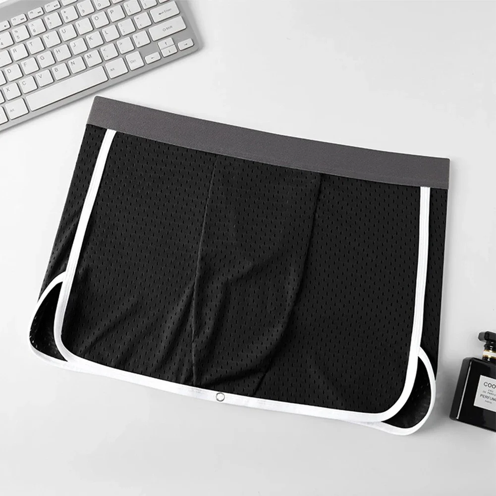 Трусы-боксеры мужские U-образные из вискозы с открытой промежностью