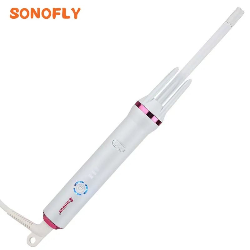 

SONOFLY 9mm Automatic Hair Curler 3 Temperature Adjustable Wand Wave Pear Flower Curling Iron Professional Styling Tools SH-8608