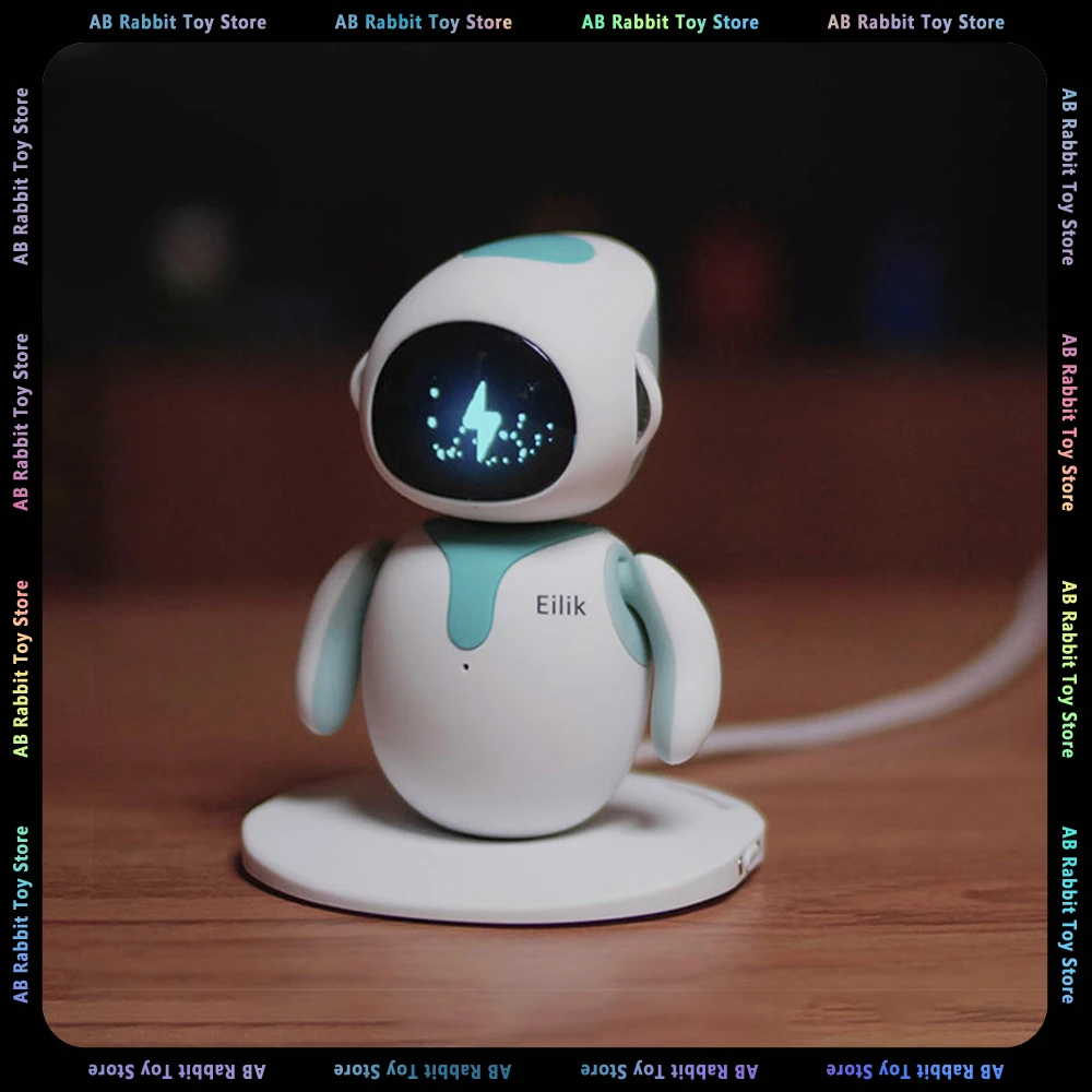 

Eilik Intellect Robot AI Electronic Toys Voice Robot Creative Smart Future Robot Doll Intellect Study Kid Gift Desktop Companion