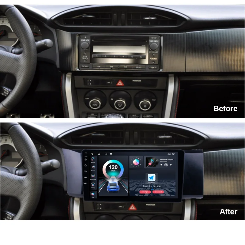 for subaru brz for toyota gt 2012 2016 autoradio car radio multimedia video player 2 din android auto blu ray ips screen carplay free global shipping