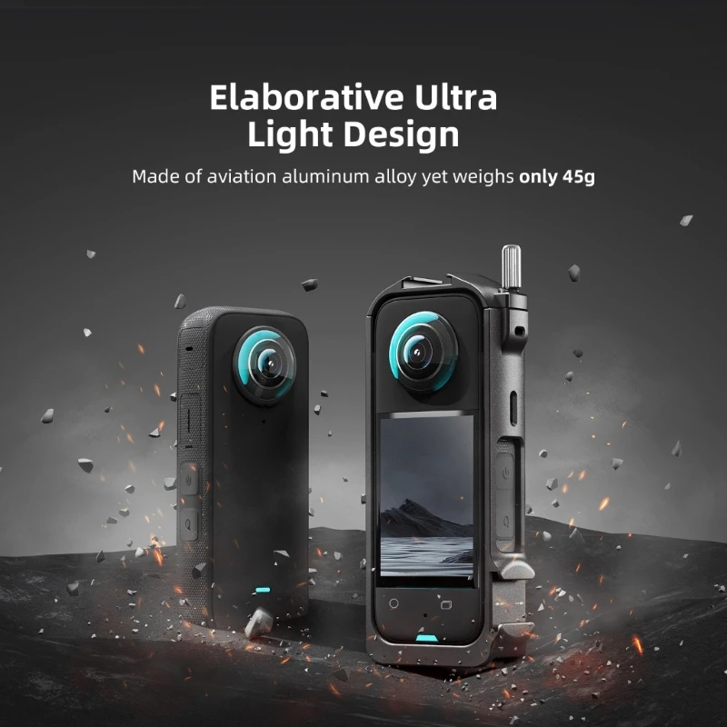 

Protective Border Housing Adapter Mount Frame for insta360 OneX3 Camera