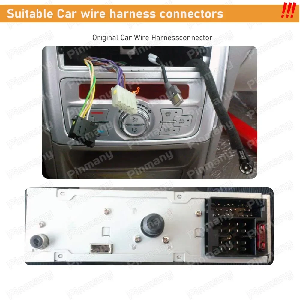 Кабель-адаптер головного устройства автомобиля жгут проводов питания разъем