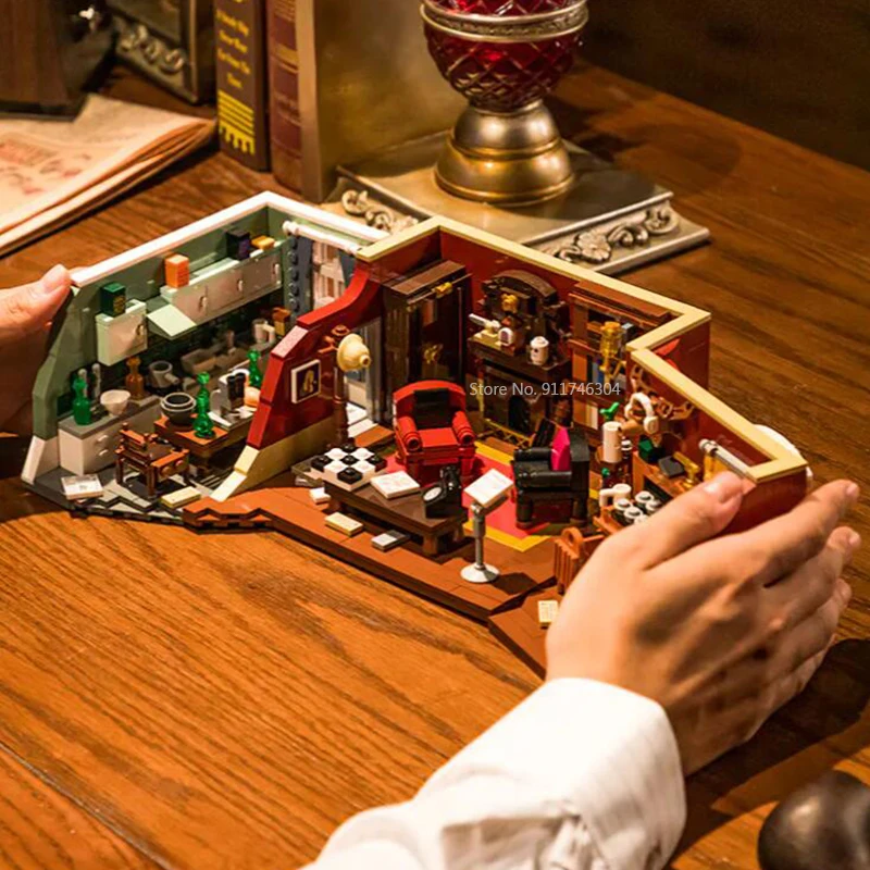 

Конструктор «Эксперт улица» Moc 221B, «Бейкер улица», «Доктор Ватсон», модульная модель дома, строительные блоки в сборе, площадь