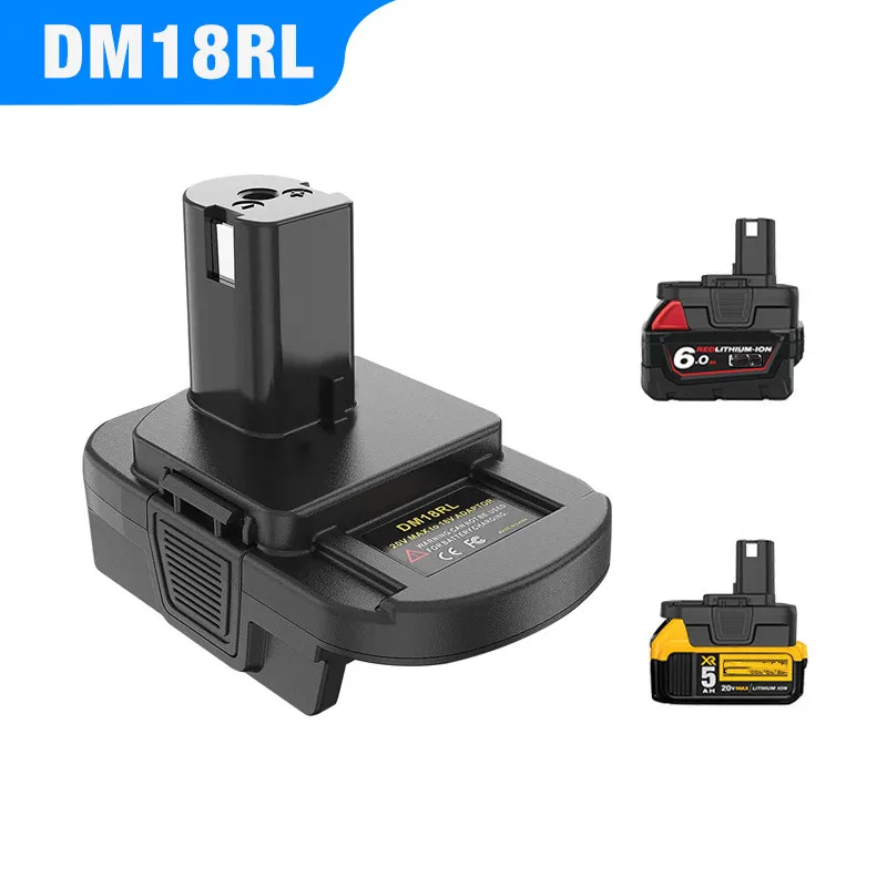 

Battery Converter Adapter For Dewalt For Milwaukee 18V-20V To For RYOBI 18V Lithium&Ni-NH&Ni-CD Battery For P108 P105