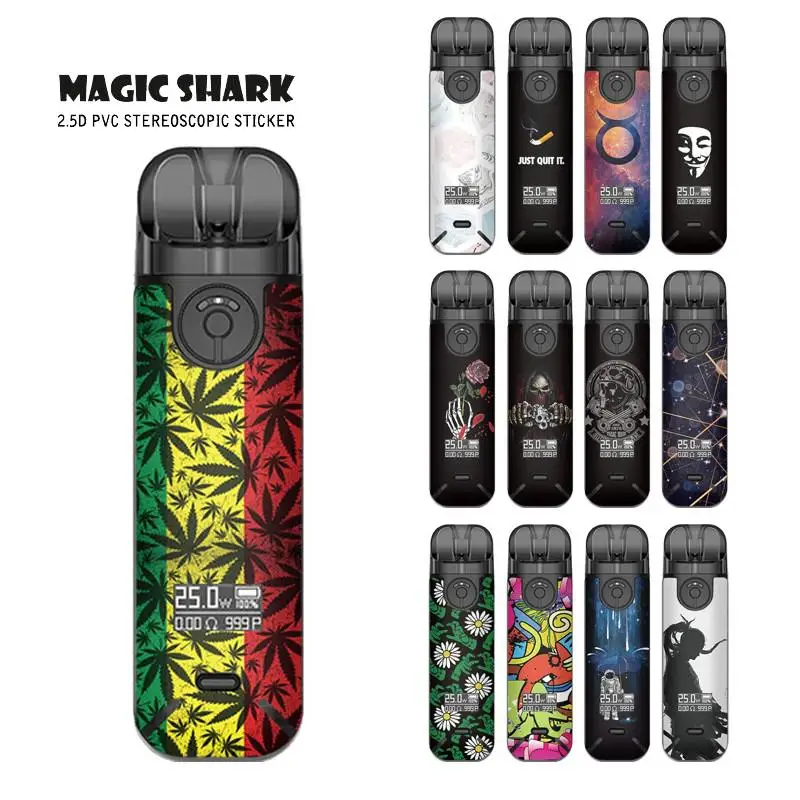 

Hot Sale 3M Matte Stereo 2.5D Astronaut Flower Ultra Thin Tape Case Sticker Film for Smok Novo4 Novo 4