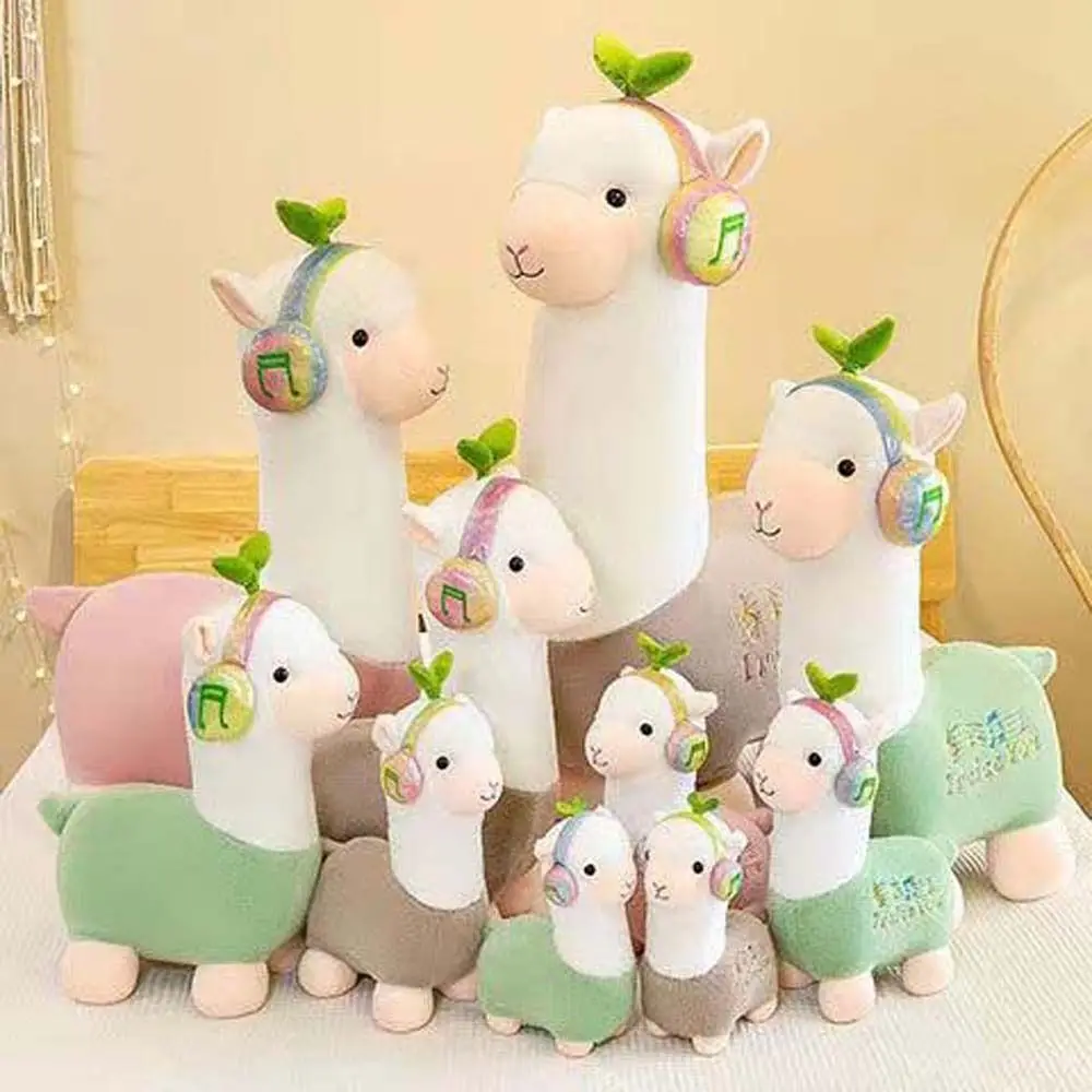 Игрушка-животное куклы-животные плюшевая подушка альпакассо кукла-лама мягкие