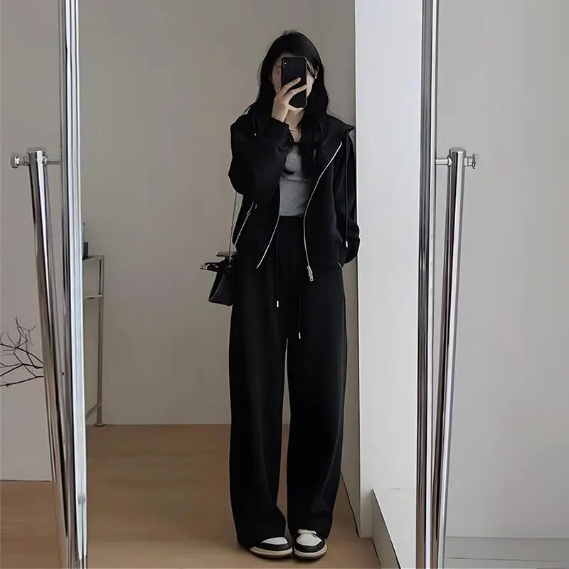 Женский спортивный костюм из двух предметов толстовка с длинным рукавом и