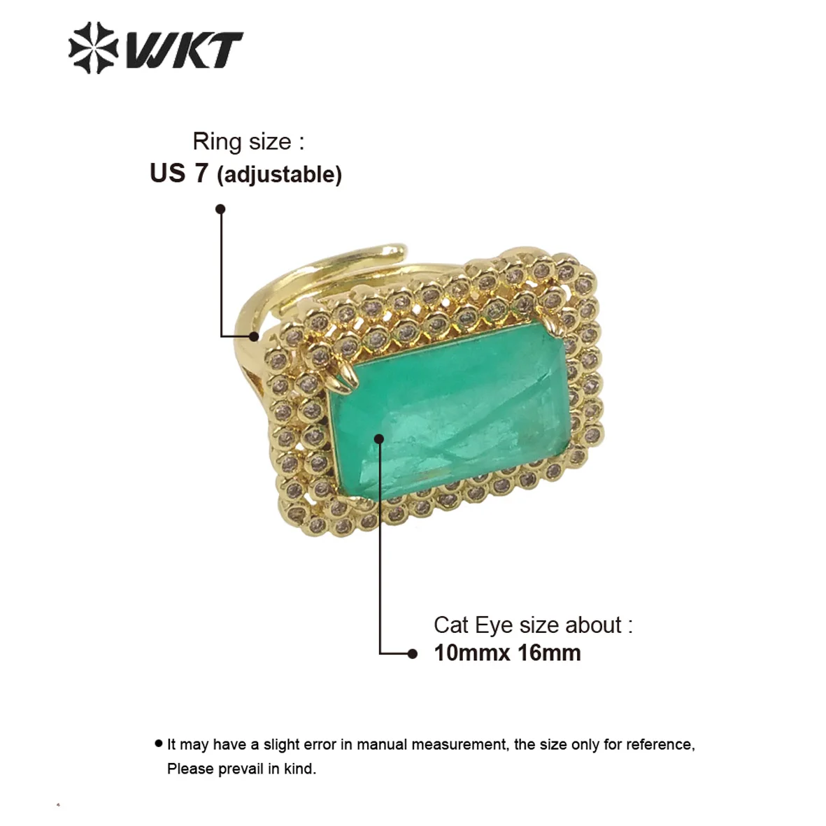 WT-MR023 Красочная шпинель с зубцами из драгоценного камня квадратным сапфиром