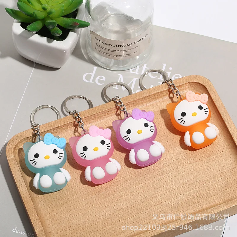 

Cute Key Pendant Cartoon Key Chain Jelly Hello Kitty Creative Gift Hello Kitty Bag Ornaments