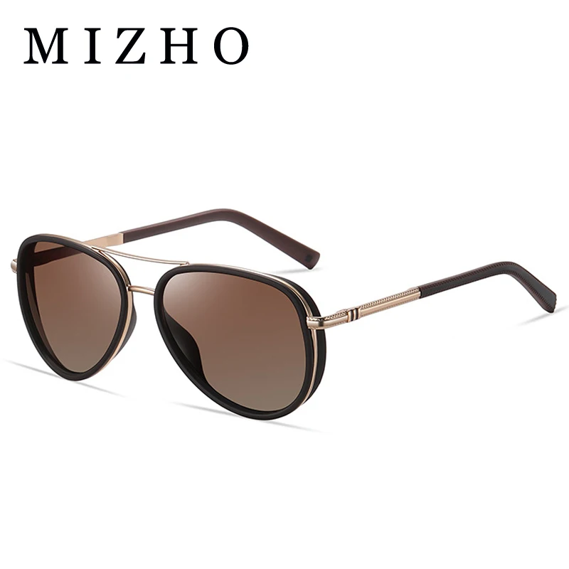

MIZHO 2022 Leopard Shape Design Visual Protection Steam Punk Sunglasses Men Polarized Pilot Traveling Luxury Glasses Vintage