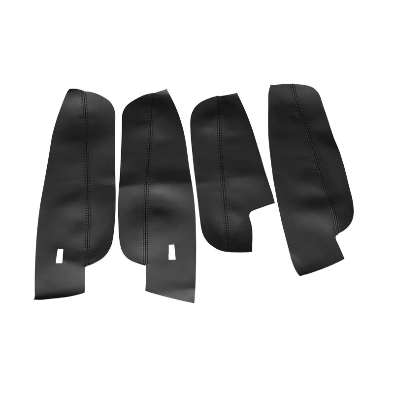 

4 шт., мягкий кожаный чехол на подлокотник двери для VW Tiguan 2017 2018 2019, аксессуары для салона автомобиля, дверной подлокотник, панель, накладка