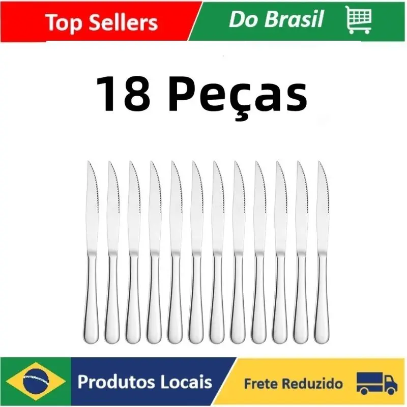 

Jogo Faca De Mesa Ino 18 Peças