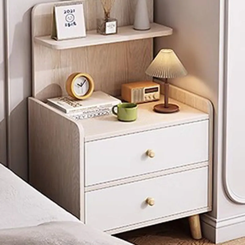 Современная женская ночная тумбочка детский минималистичный узкий стол боковой