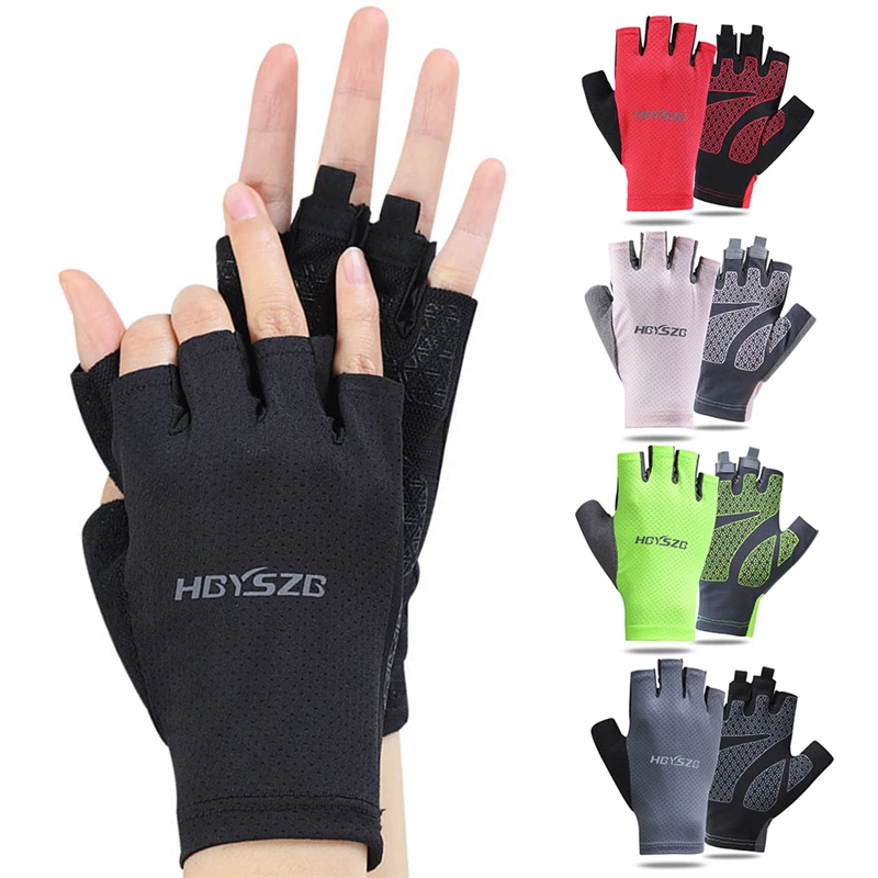 

Mtb Bike Riding Cycling Gloves For Bicycle Accessories Men's Fingerless Gloves Anti-Slip Women Gloves Motorcycle Driving Gloves