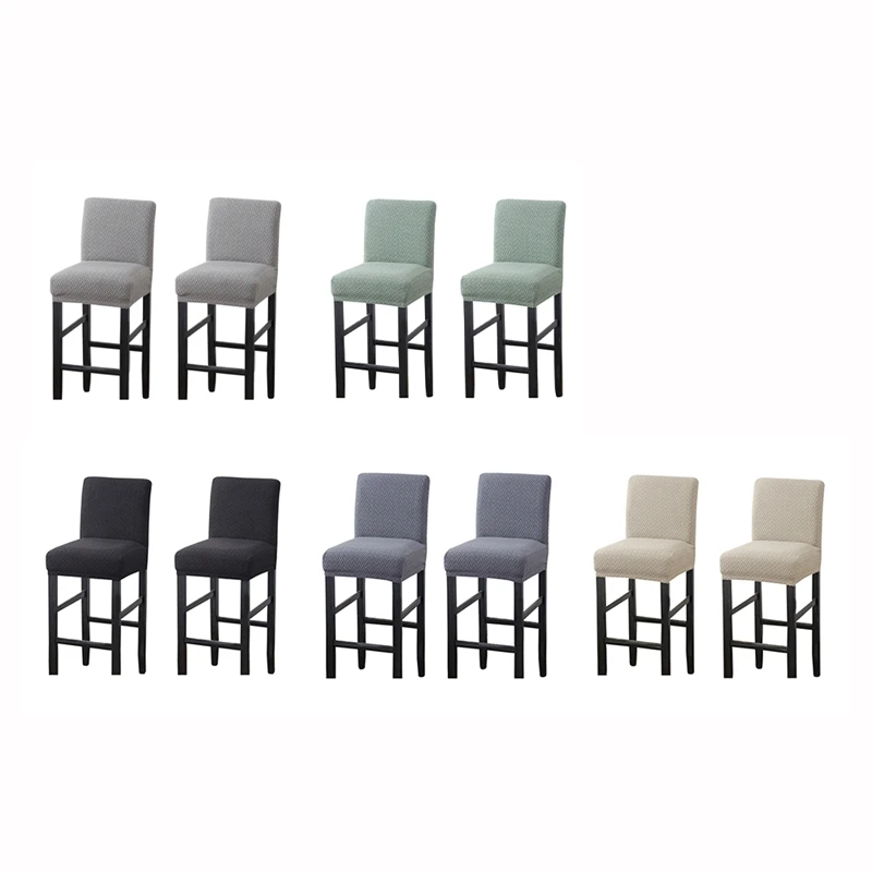 

Многоразовые чехлы для стульев, эластичные съемные моющиеся накидки на стулья для столовой, кухни
