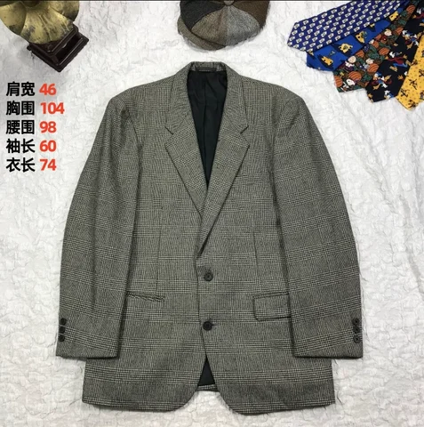 Винтажное шерстяное пальто